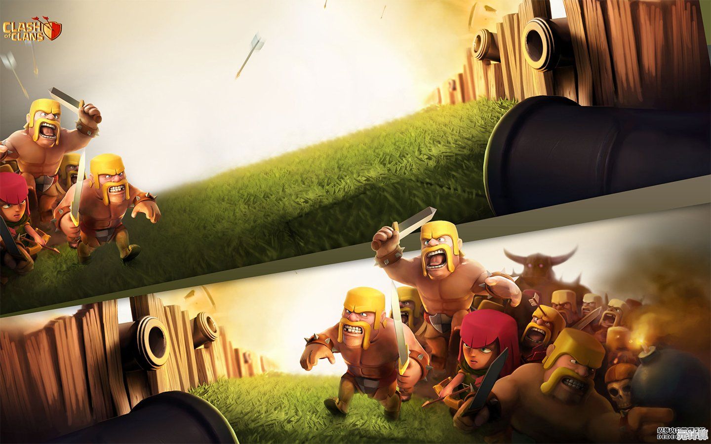 想要体验从小村庄到强大部落的乐趣？部落冲突安卓版》等你来战！