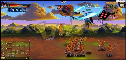 还在寻找热血闯关的横版动作游戏？梦想三国》数十关卡等你征服！