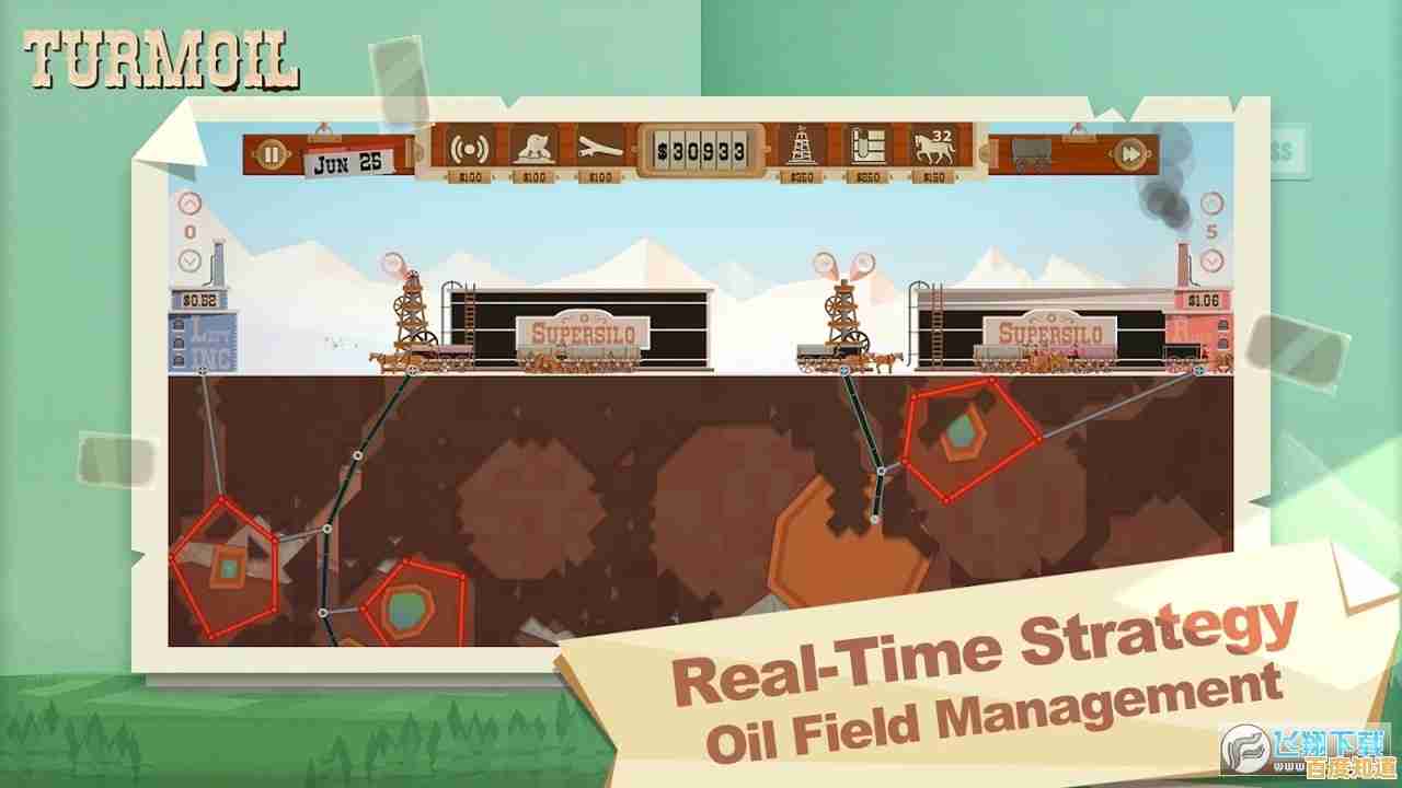 想体验石油开采的乐趣?快来试试《Turmoil》手机版吧!