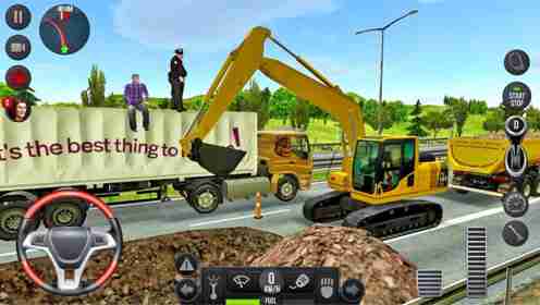 还在找画面逼真的驾驶游戏？欧洲工程车模拟不香吗？